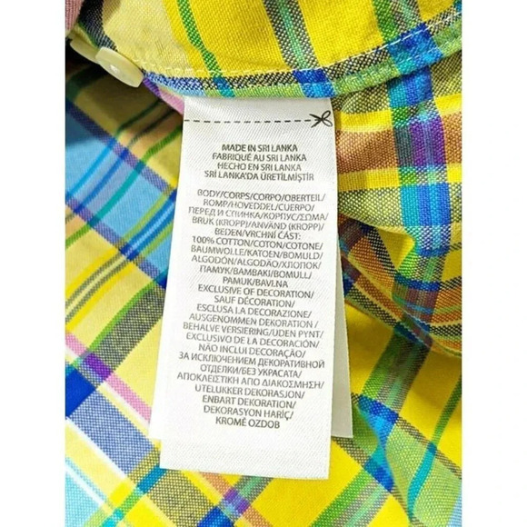 Polo Ralph Lauren Men's Cotton Plaid Check Long Sleeve Shirt Size M (MSRP $125) - Picture 7 of 7